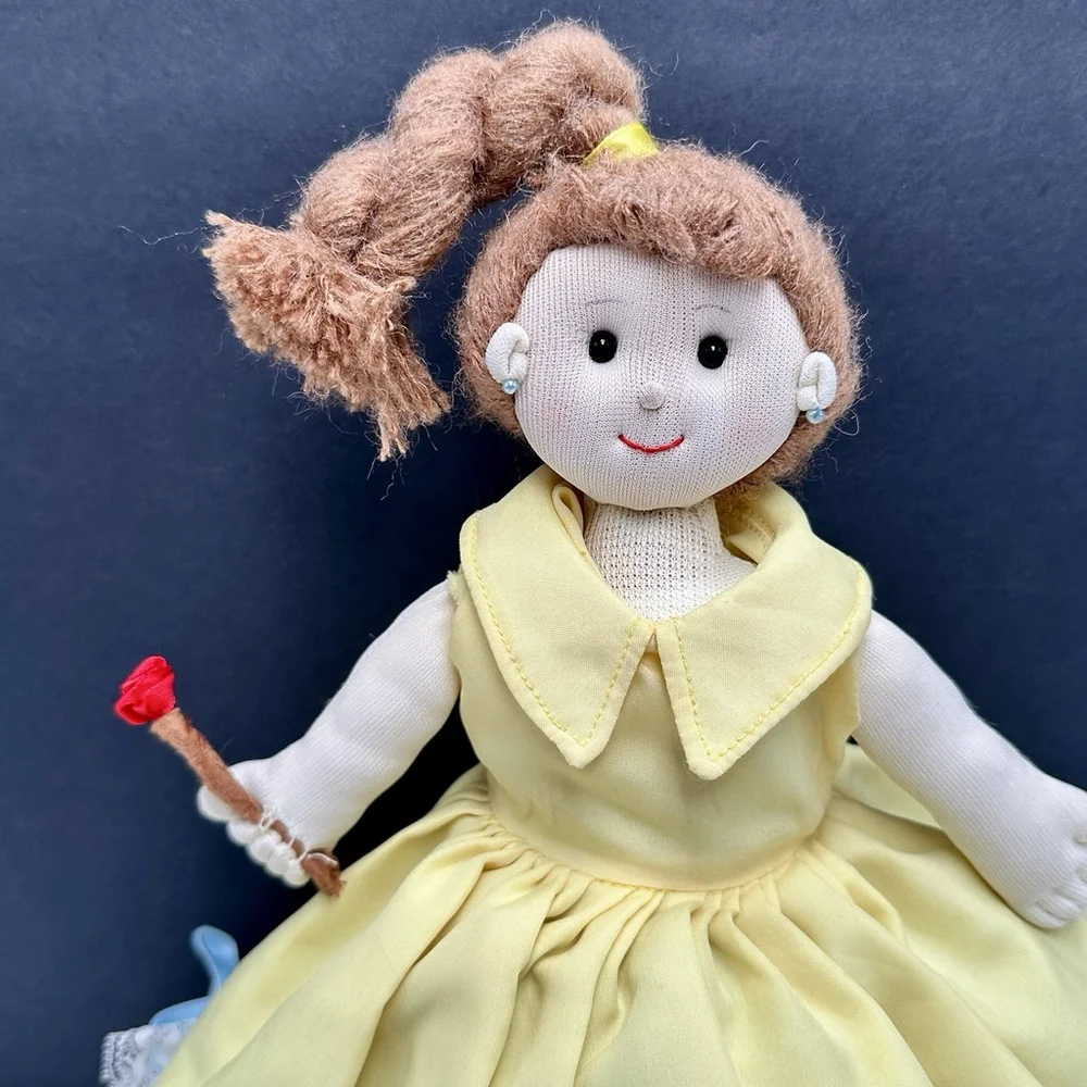 1980s Beauty & the Beast Storytelling Flip Reversible Hand Puppet Alma’s Designs